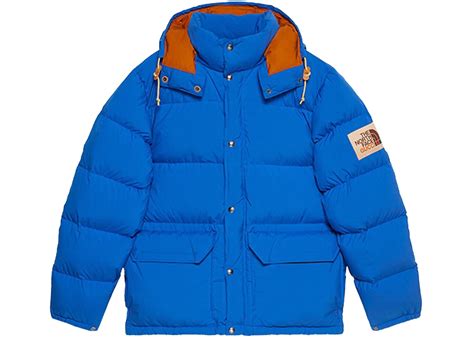 gucci north face blue jacket.